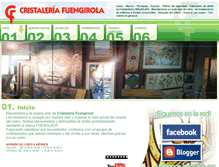 Tablet Screenshot of cristaleriafuengirola.com